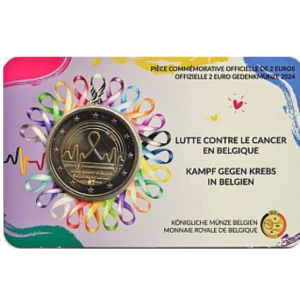2 Euro 2024 Fight against cancer - in blister F/NL «